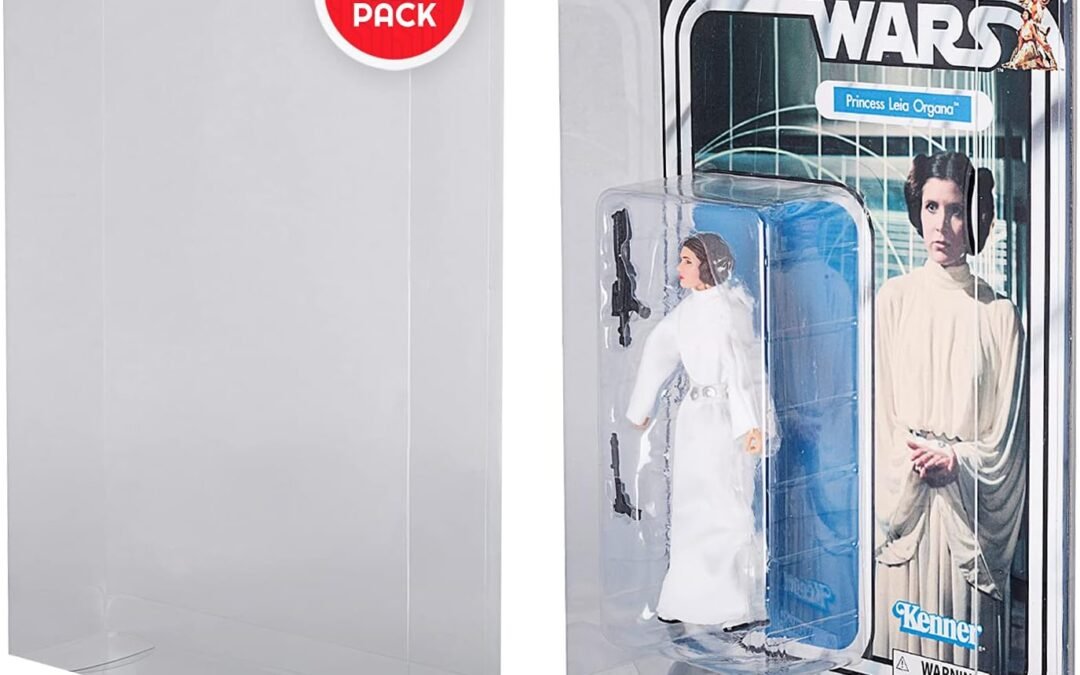 OEM EVORETRO Plastic Box Case Protector for Hasbro Star Wars 40th Anniversary Edition 6 inches Carded Toy Action Figures – 12 Pack – 0.35mm Clear, Scratch, Dust, Impact, Resistant Protective Case Factory