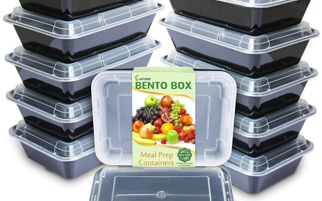 OEM Enther Meal Prep Containers 12 Pack 1 Compartment Single Lids Food Storage Bento BPA Free | Stackable | Reusable Lunch Boxes, Microwave/Dishwasher/Freezer Safe Portion Control (28 oz) Factory