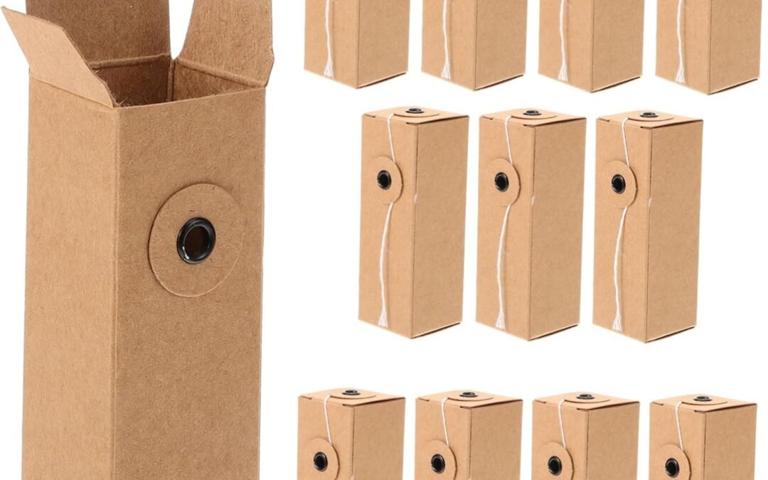 OEM FONDOTIN 12Pcs Compact Lipstick Boxes Elegant Kraft Paper Packaging for Lipstick Storage Portable Design for Daily Use Durable and Space Saving Makeup Wrapping Factory