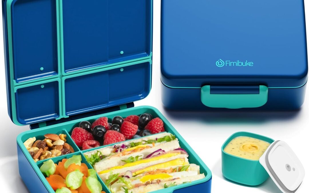 OEM Fimibuke Bento Lunch Box for Kids, Leak Proof Toddler Bento Box with 4 Compartments BPA Free Dishwasher Safe Lunch Container with Utensils, Ideal Portion Sizes for Ages 3-12 Girls Boys for School Factory