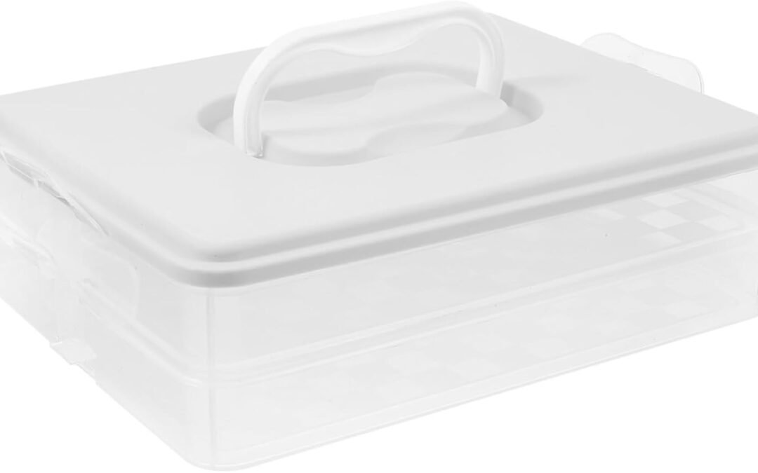 OEM Fridge Dumpling Organizer Translucent Plastic Food Storage Box for Dumplings Wontons Buns Reusable Pressure Resistant Container for Refrigerator Organization Factory