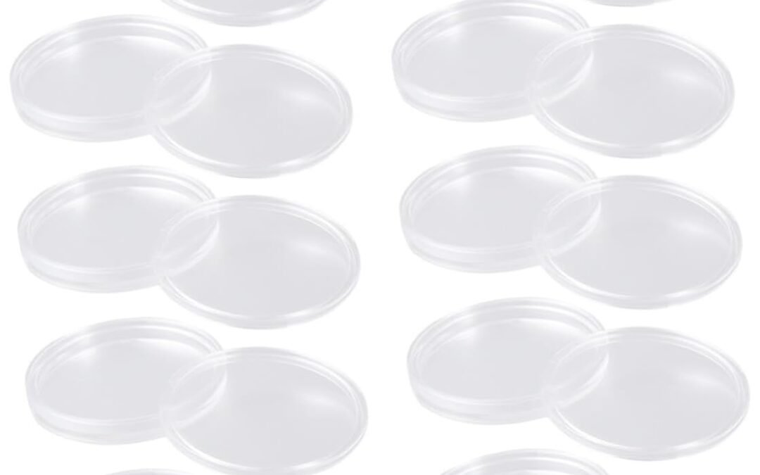 OEM GANAZONO 10PCS Coin Case Transparent Plastic Coin Box for Collecting Protecting and Displaying Medals and Badges Lightweight and Storage Factory