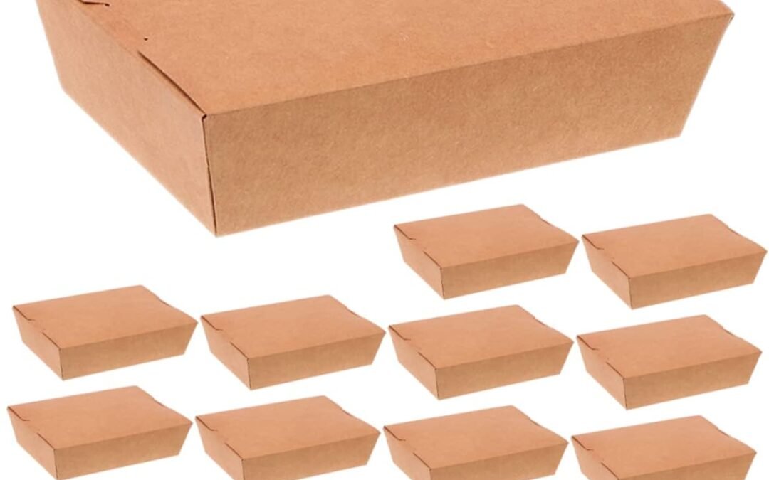 OEM GLEAVI 20Pcs Pizza Boxes Flipped Paper Take out Containers Cardboard Packaging for Pizza Baking Supplies Capacity for Parties and Events Factory