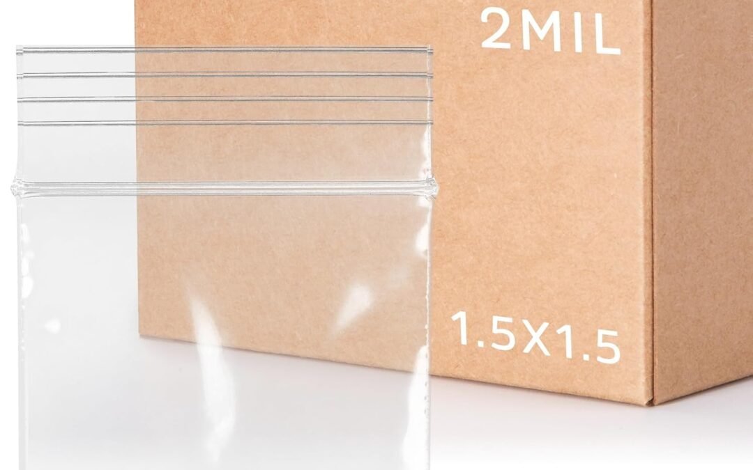 OEM GPI – 1000 Count, 1.5″ X 1.5″ Clear Plastic Reclosable Zip Bags, 2 Mil Thick, Strong & Durable Poly Baggies with Resealable Zip Top Lock for Travel, Storage, Packaging & Shipping Factory