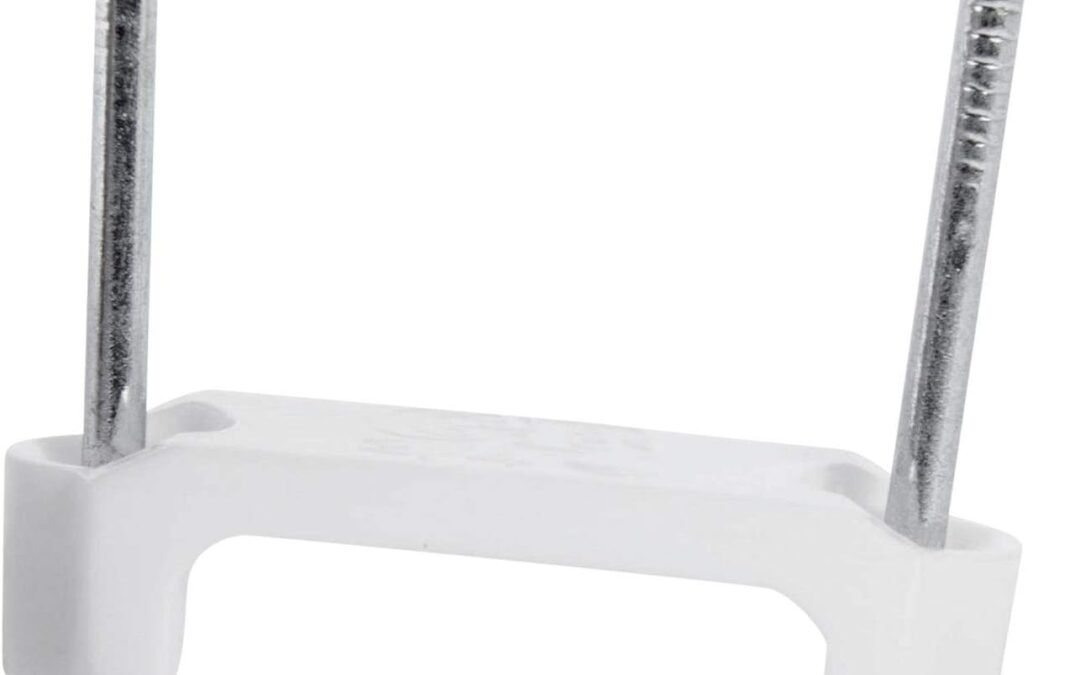 OEM Gardner Bender PS-550 Plastic Staple, 1/2 in., 14/2, 12/2, 10/2 (NM) Cable, White Factory