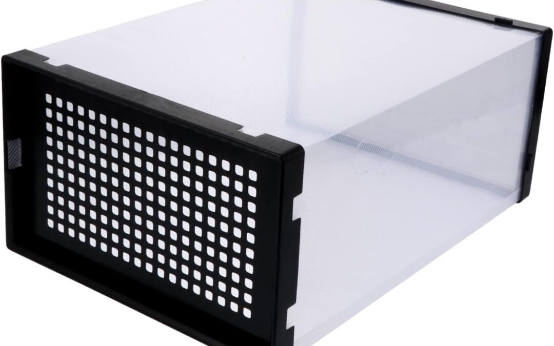 OEM Garneck Shoe Box Storage Box Set 2 Pcs Pp Plastic Shoe Cases for Easy Organization Style Factory