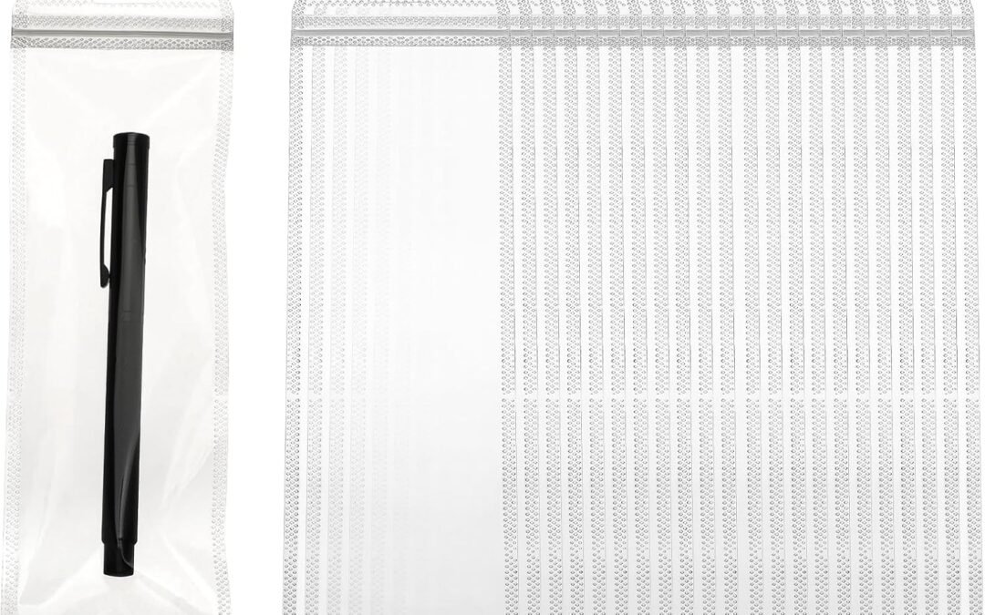 OEM Giantree 100 Pcs Transparent Pen Packaging Bags, Beadable Pen Bag for Bead Pens, Resealable Packaging Bag Pens Jewelry Bags for Lip Gloss Cosmetic Candy Keychain Factory