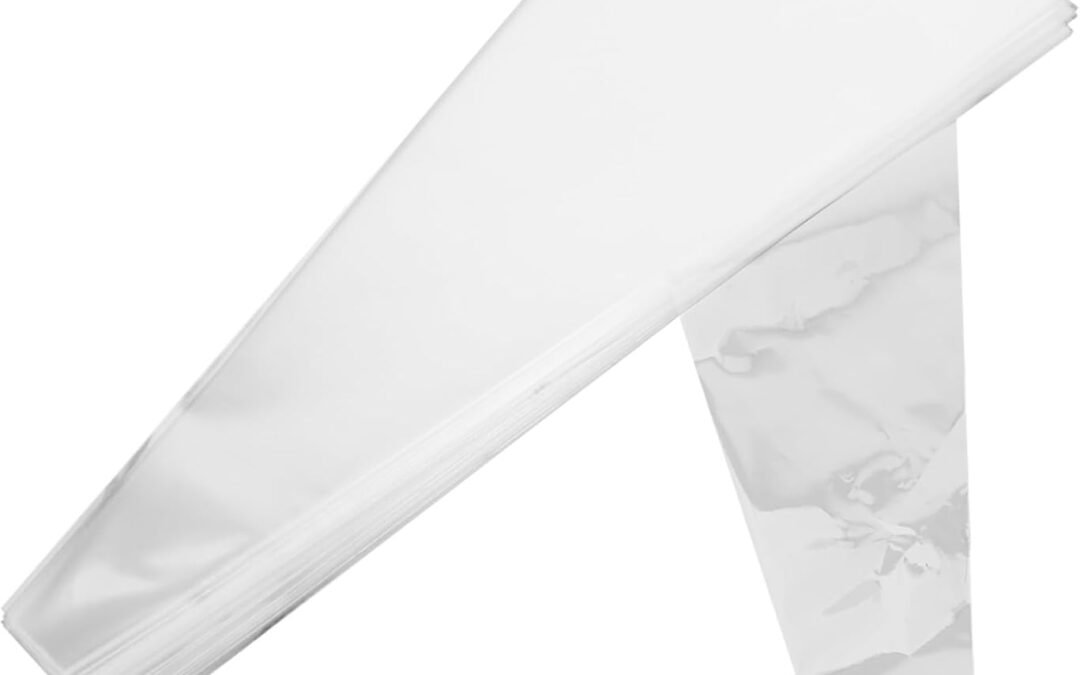 OEM HONMEET 100pcs Clear Flower Wrapping Bags Bouquet Sleeves for Rose Packaging Sturdy Plastic Floral Arrangements for Shopping Mall Florist Use Factory