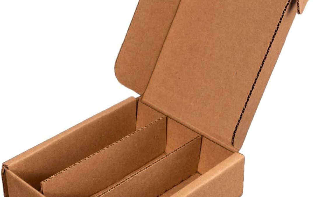 OEM Hot Sauce Empty Box Gift Set Shipping Mailer 7’L x 6’W x 2’H, 3-Bottle Holder for 5oz Bottles | Durable 200 lb Strength, USA-Made, Foldable Corrugated Cardboard Crush-Proof Box, Pack of 1 Factory