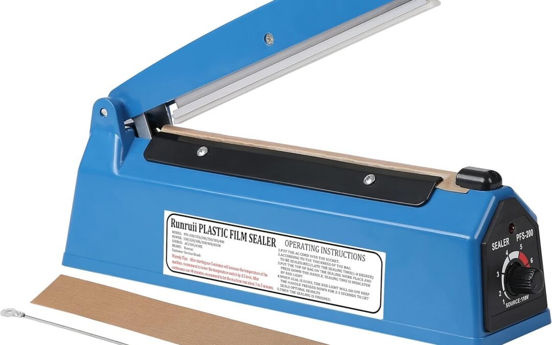 OEM Impulse Heat Sealer Manual Bags Sealer Heat Sealing Machine 12 Inch Impulse Sealer Machine for Plastic Bags PE PP Bags with Extra Replace Element Grip Factory