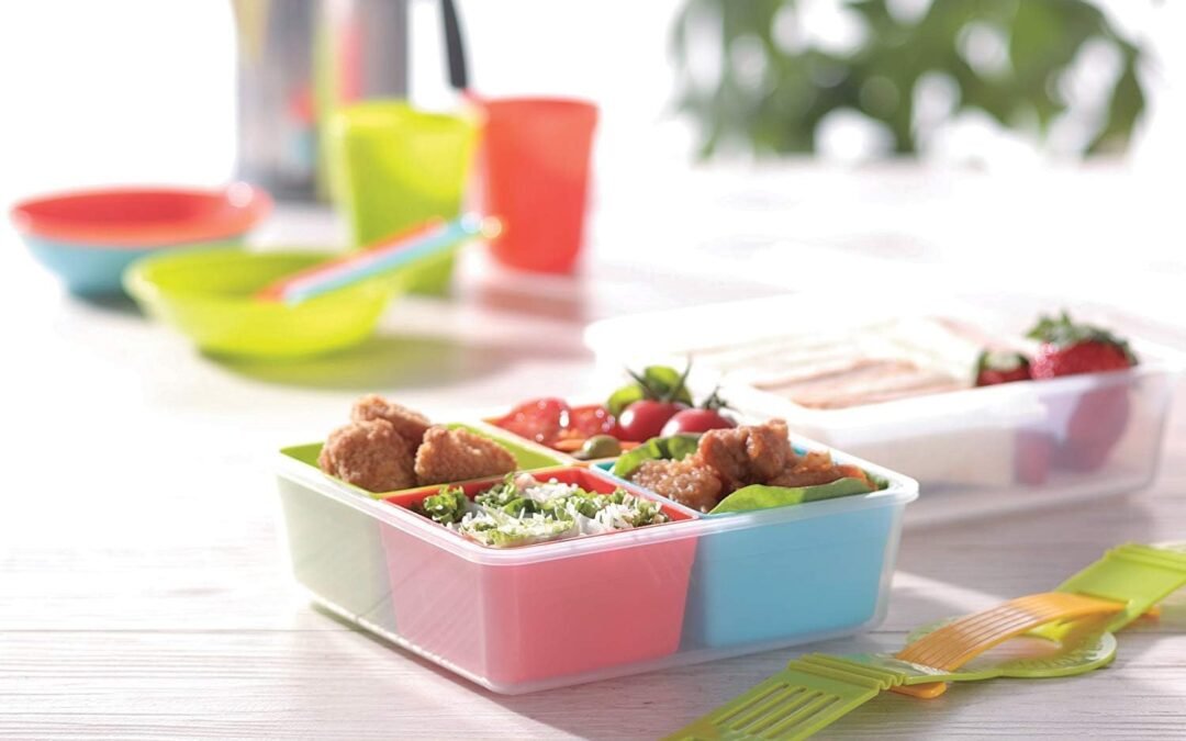 OEM Japanese Plastic Picnic Food Container Large Lunch Bento Box Two Tiers Five Compartments Dishwasher and Microwave Safe, Made in Japan (1) Factory