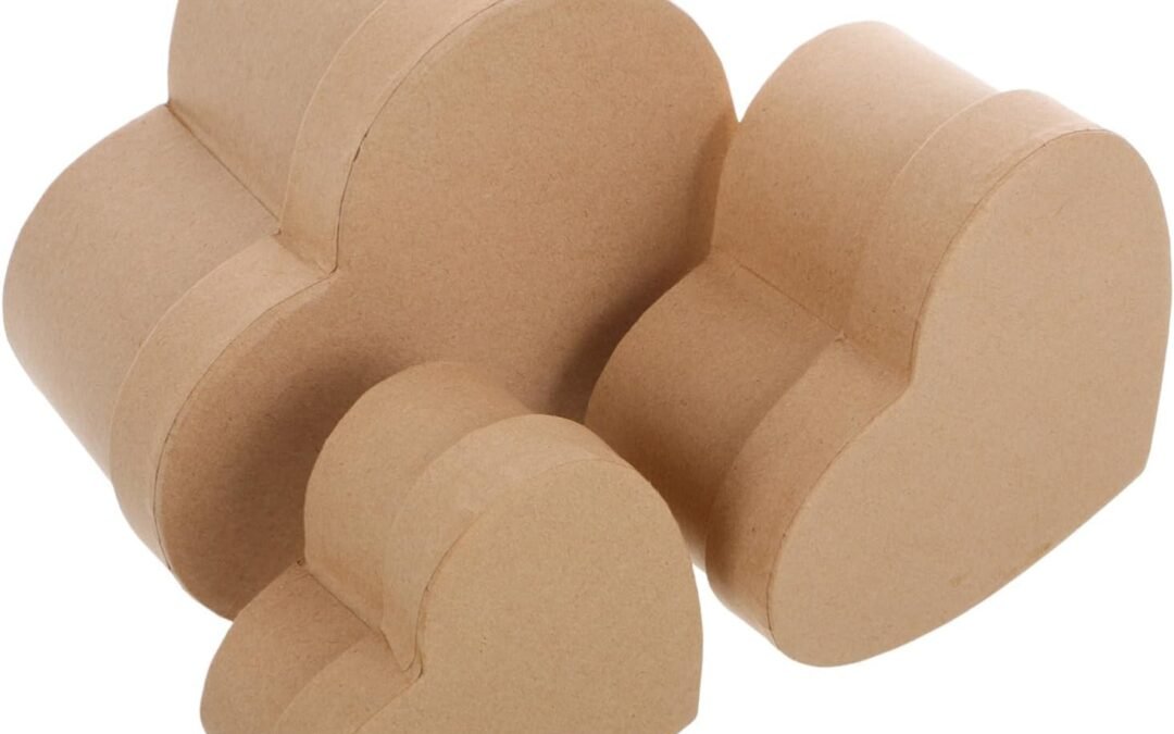 OEM KONTONTY 3Pcs Heart Shaped Paper Boxes for Candy Creative DIY Cardboard Containers for Valentine’s Day Birthdays Holidays Versatile Storage Kraft Material Factory
