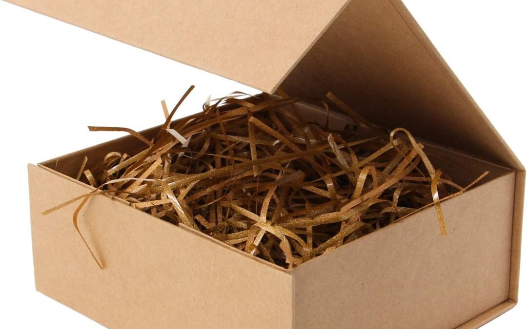 OEM Kraft Foldable Medium Brown Gift Box – 11×7.8×3.5 with Lid, Perfect for Groomsmen, Bridesmaids, or Merry Christmas Presents Factory