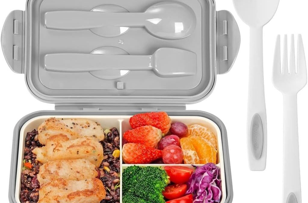 OEM LOVINA Bento Boxes for Adults – 1100 ML Bento Lunch Box Container For Kids With Spoon & Fork – Durable Perfect Size for On-the-Go Meal, BPA-Free and Food-Safe Materials(Grey) Factory