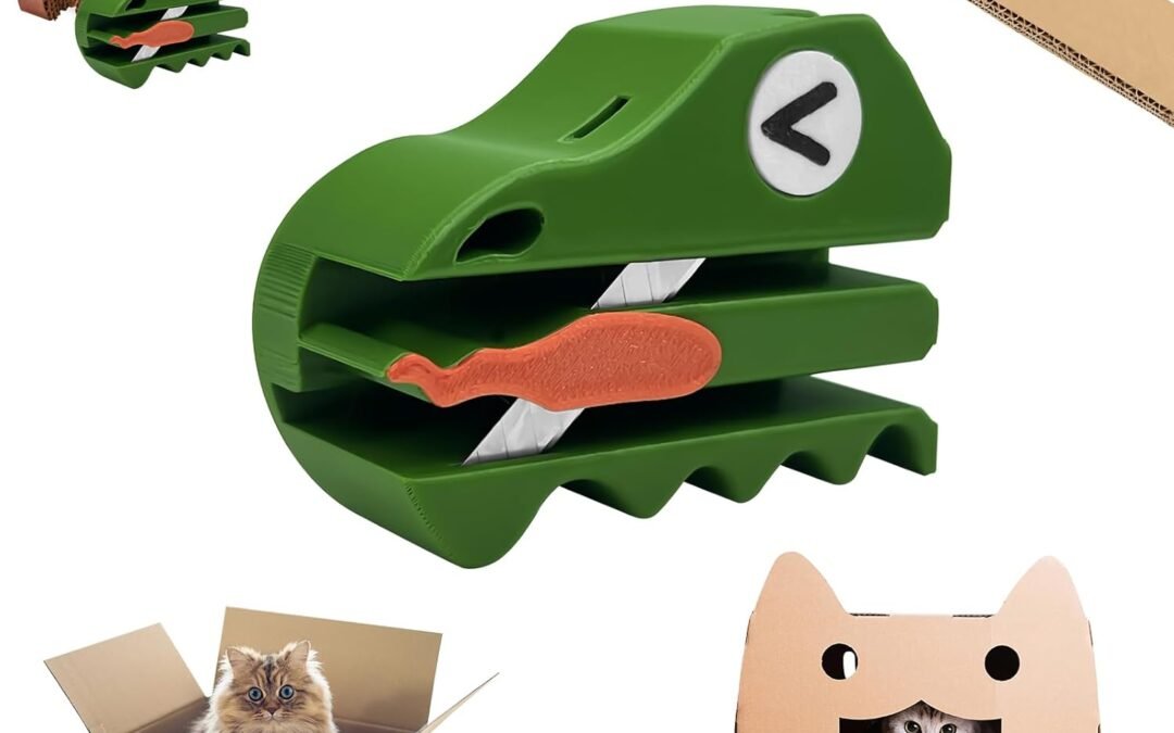 OEM Mesen Cardboard Cutter for Cat Scratchers, 3D Printed Cardboard Box Cutter, Cardboard Cat DIY Cat Scratchers, Handheld Cardboard Recycle Tool, Cardboard Cutting Machine for Cat Lovers (Small) Factory