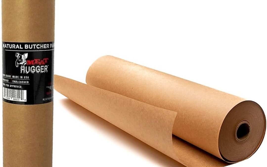OEM Natural Butcher Kraft Paper Roll (18 Inch by 175 Feet) – Leakproof Food Grade Meat Packing and Wrapping Paper, Unbleached and Uncoated Factory