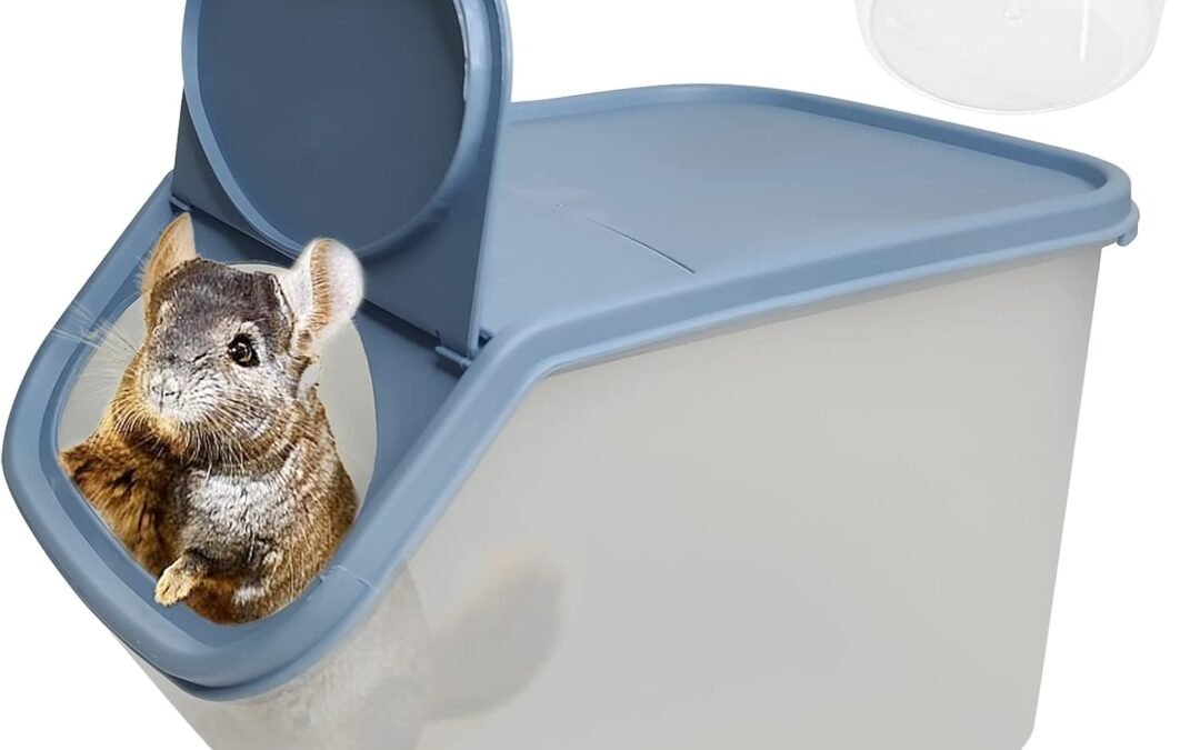 OEM PINVNBY Chinchilla Sand Bath Box Gerbil Bathroom Transparent Totoro Plastic Sand Bath House with Sand Cup Cage Accessories for Guinea Pig Hedgehog Squirrel and Other Small Animals Factory