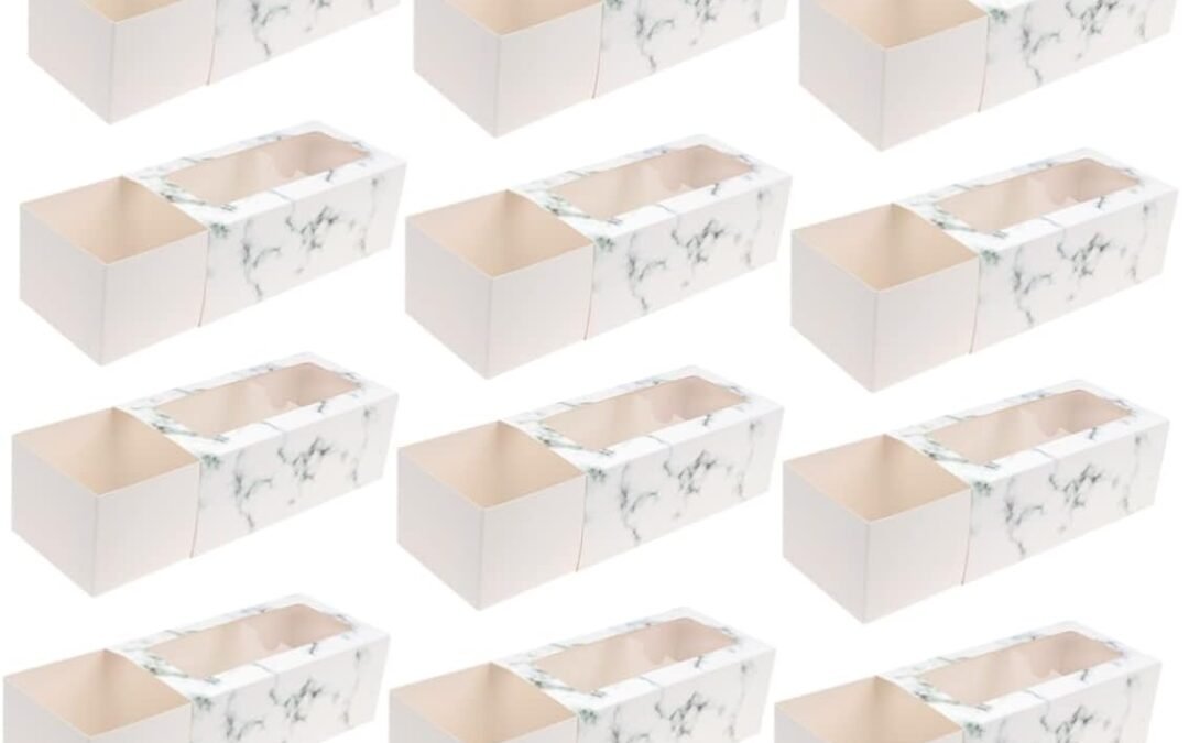 OEM PRETYZOOM 20Pcs Cake Roll Packaging Boxes Transparent Dessert Containers Food Grade Storage for Cookies Chocolates for Baking and Gifting Factory
