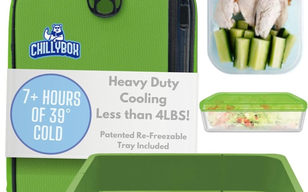 OEM Patented Lunch Box Cooler with Reusable Cooling Tray, Versatile Sealable Plastic Container – Lunchbags for Men and Women – Perfect for Worksites, Hiking, and Beach Days (Mojito Green) Factory