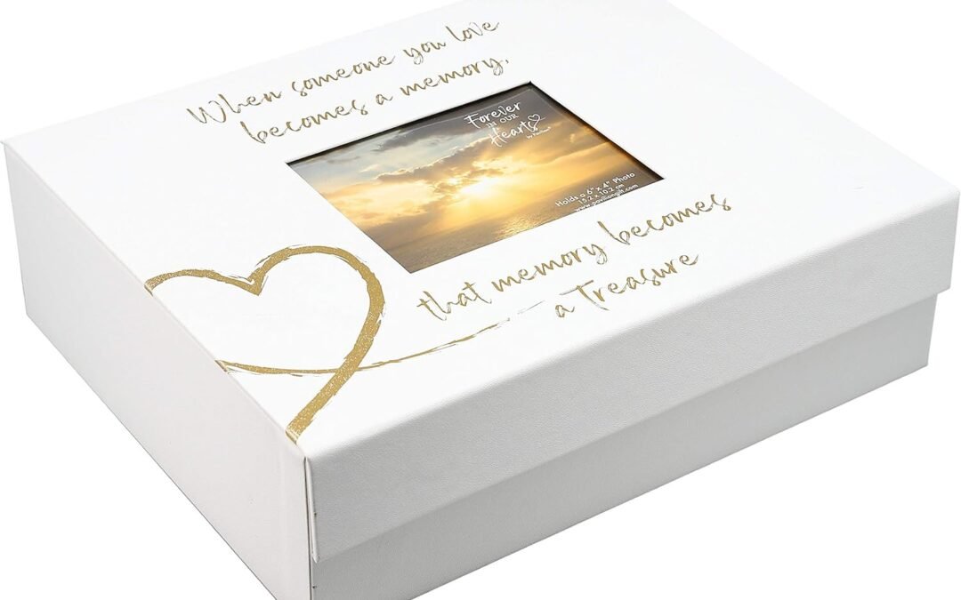OEM Pavilion- When Someone You Love Becomes a Memory-White & Gold Memory Box Factory