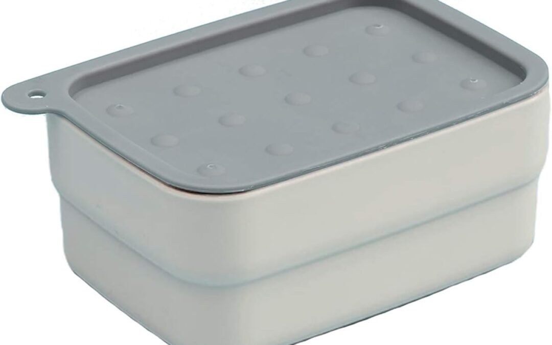 OEM Portable Travel Soap Case Holder Plastic Soap Box Dish Container with Leachate Sponge, Brush for Bathroom Outdoor Hiking Camping Gym – Beige Factory
