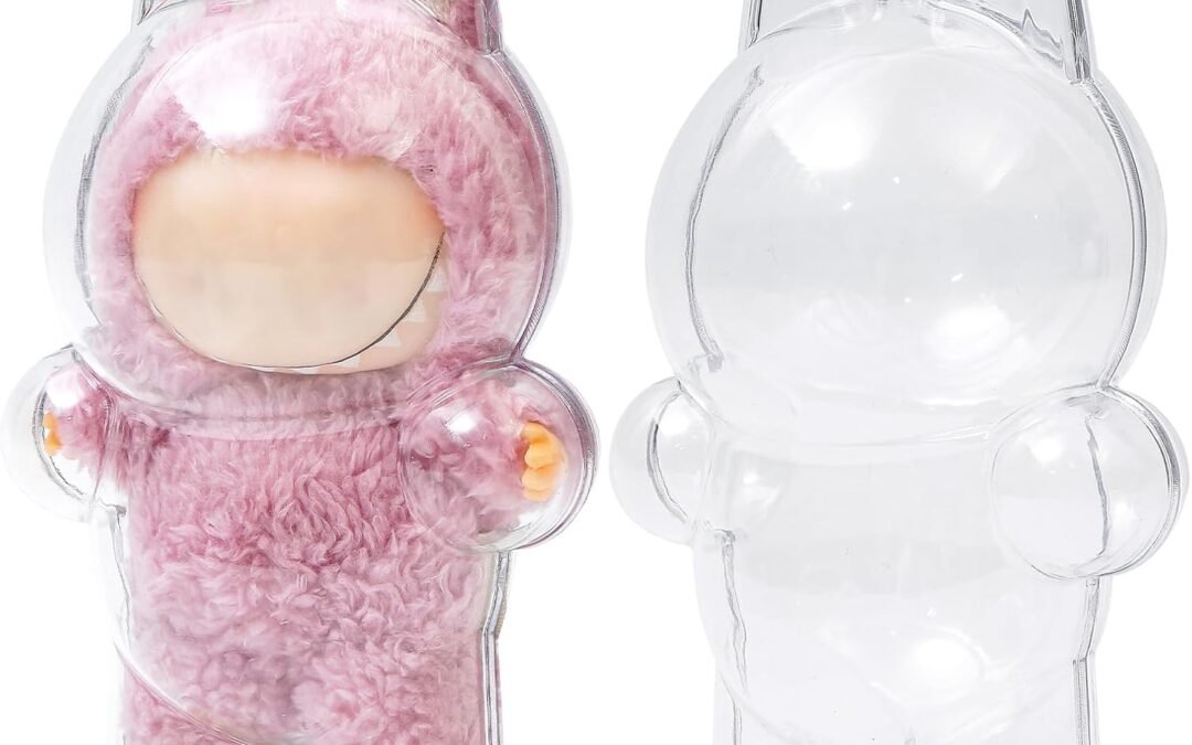 OEM Protective Case for LABUBU (Doll Not Include) Display Bag with Keychain, Plastic Protective Cover, Storage Transparent PVC Bag Hanging Model (One Standing) Factory