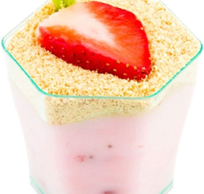 OEM Restaurantware Hexagon Glass, Hexagon Dessert Glass – Perfect for Desserts, Yogurts, Parfaits, Fruit and More – 2 oz – Seagreen Premium Plastic – 100ct Box – Restaurantware Factory