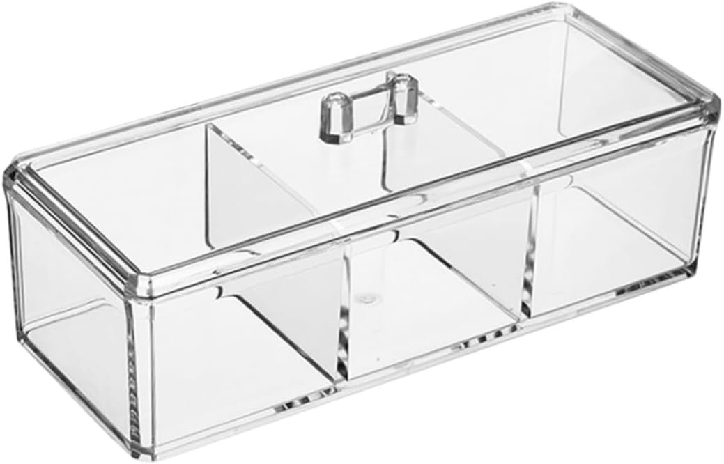 OEM SAFIGLE Transparent Acrylic Jewelry Storage Box with Cover Simple Plastic Cosmetics Organizer for Easy Access and Tidy Home for Jewelry and Makeup Essentials Factory