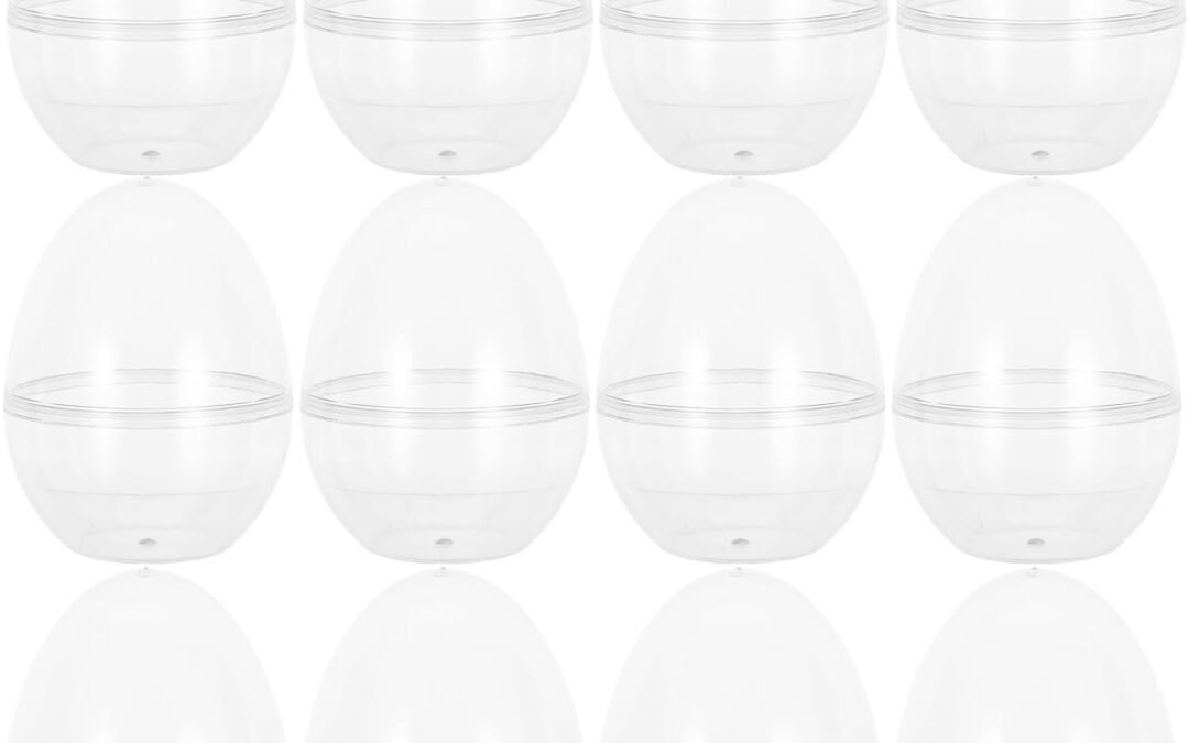 OEM STOBAZA 12 Pcs Unfilled Easter Eggs, Plastic Plastic Easter Eggs, Easter Egg Candy Boxes for Easter Hunt Egg Ball Ornament for Easter Supplies and Decorations Factory