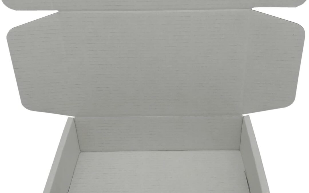 OEM Small Shipping Boxes 8×5.5×1.6 Inch, White Corrugated Cardboard Box Mailers Packaging 24 Pack (Inside Size: 7.3 x 5.3 x 1.5″) Factory