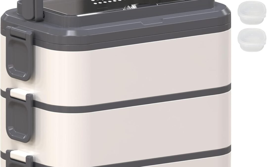 OEM Stackable Bento Box Adult Lunch Box, 3000ML Large Capacity On-the-Go 3 Layers, Leakproof Microwave Safe Lunch Containers with Utensil Set, Dividers, Sauce Boxes for Kids and Adults Factory