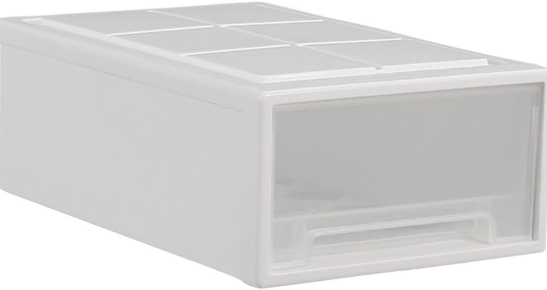 OEM Stackable Storage Containers Pp Plastic Clear Lids Desk Organizers Clothes Organizer Space Saver Random Style Factory