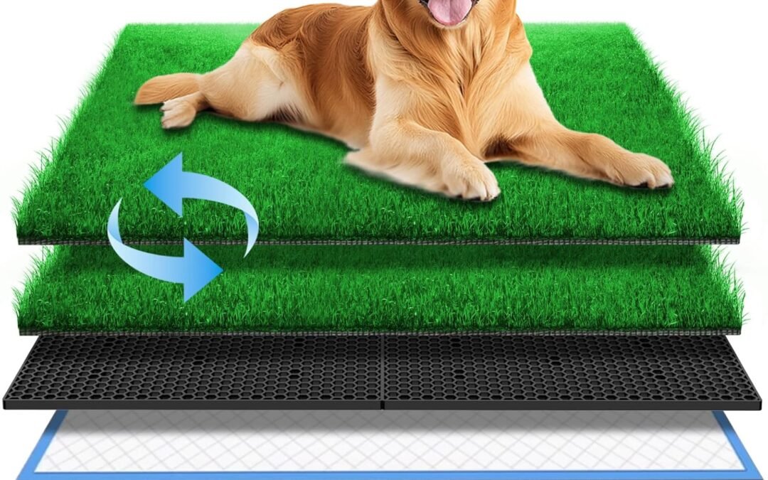 OEM Stainless Steel Dog Grass Pad with Tray, Odor-Resistand & Easy to Clean Indoor/Outdoor Puppy Potty System,Durable Alternative to Plastic Dog Litter Box with Artificial Grass for Dogs Potty Training Factory