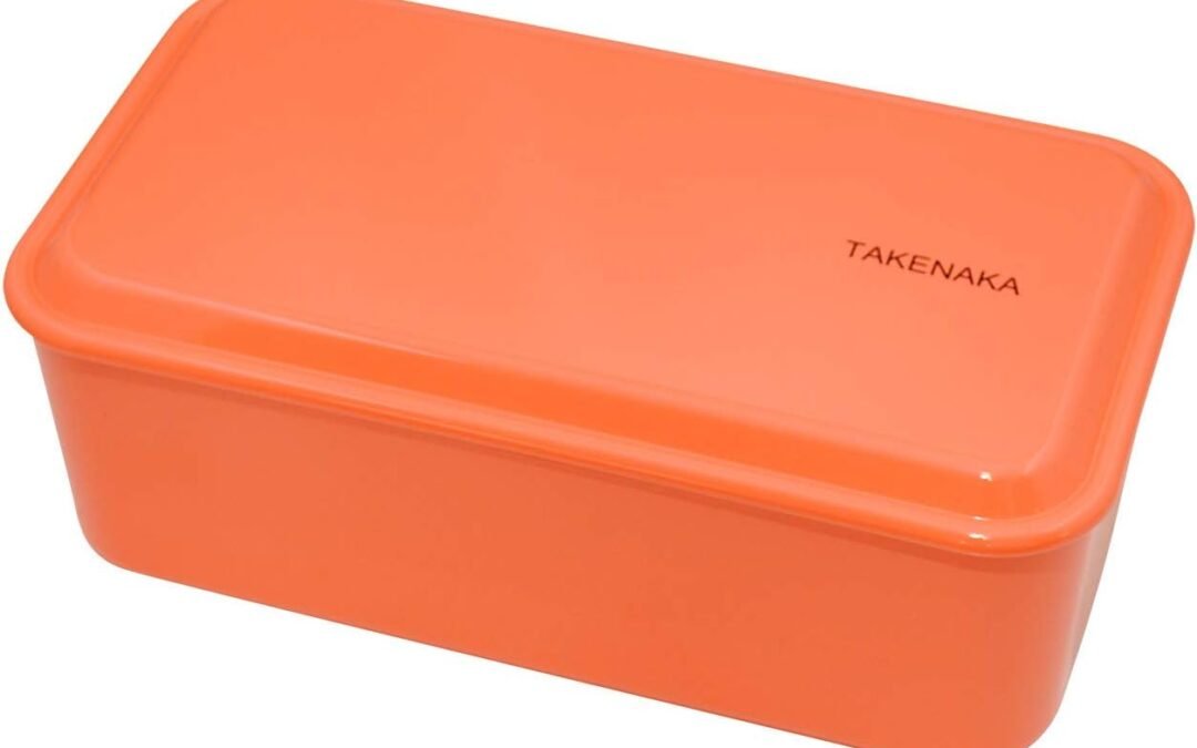 OEM TAKENAKA Bento Snack Box for Perfect Lunch, Eco-Friendly Lunch Box Made in Japan, Recycle Plastic Bottle, Microwave and Dishwasher Safe, Bento Box (Tangerine Orange) Factory
