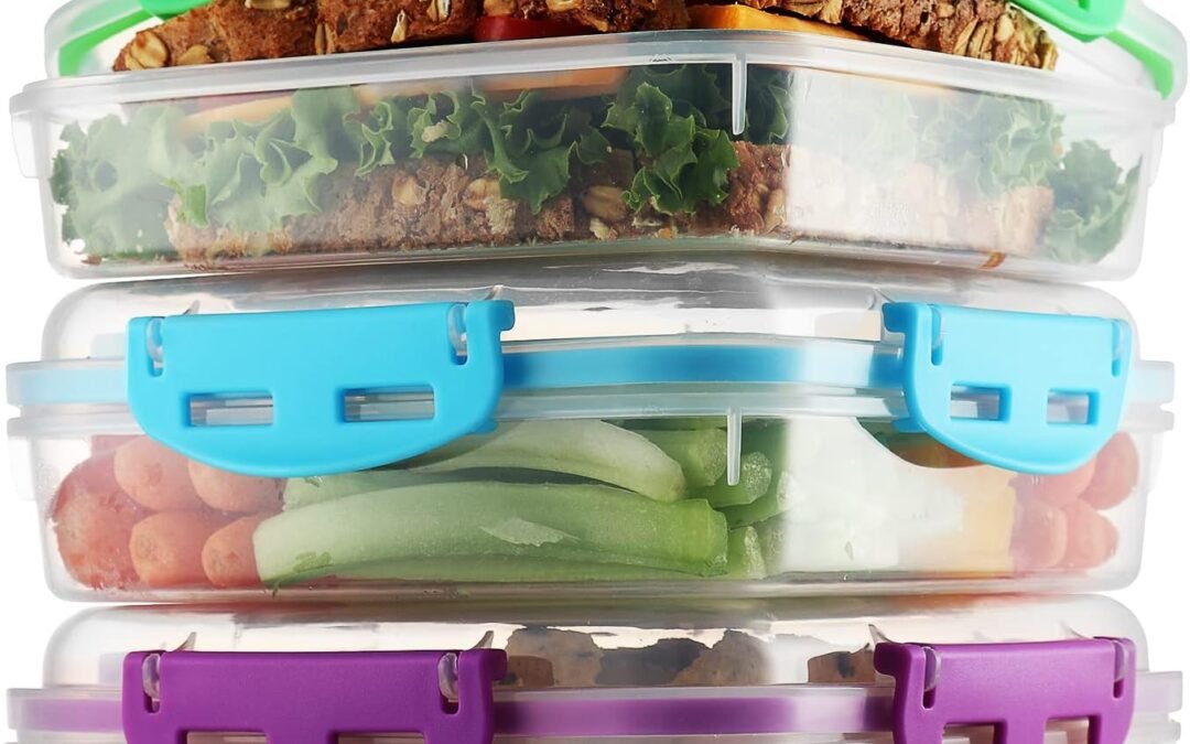 OEM Tafura Kids 3 Pack Sandwich Containers, BPA Free Plastic, Microwave and Dishwasher Safe, Designed with Kid Friendly Lids Factory