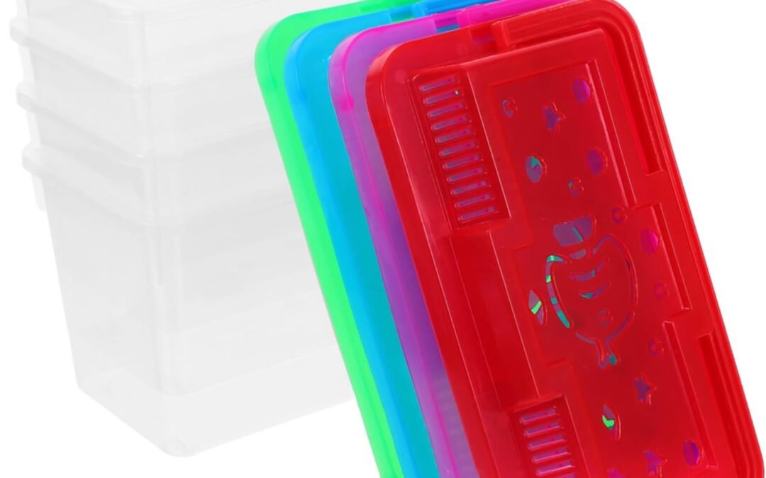 OEM Toyvian 4Pcs Mini Handheld Pet Fish Tank Carrier Plastic Aquarium Box for Small Fish Turtles Hamsters and Reptiles with Lids Stable Base for Secure Housing Factory