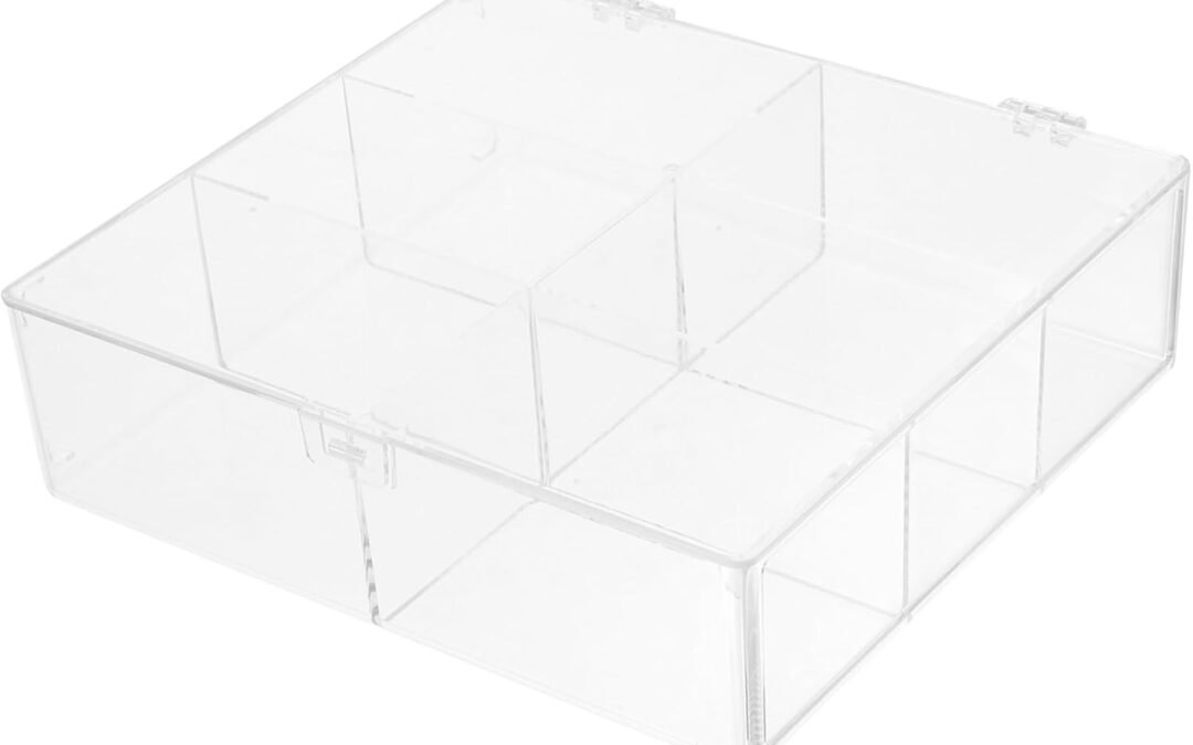 OEM Transparent Photo Storage Box Clear Cards Organizer Case with Compartments Durable Plastic Container for Displaying Trading Cards Photos for Collectors Factory