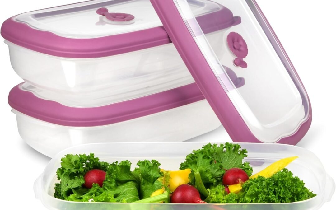 OEM Tribello Plastic Food Storage Containers With Lids – 53 Oz Airtight Container Box For Food Storage, Meal Prep, Freezer, Microwave And Dishwasher Safe, Steam Vent Lids, BPA-Free – 3 Pack Factory