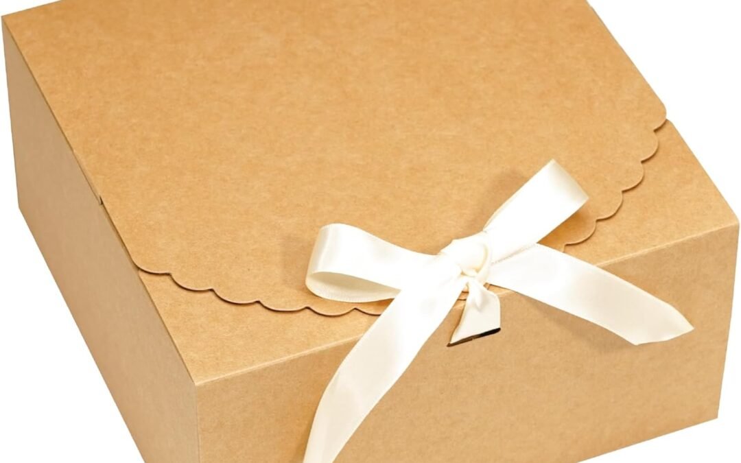 OEM UnicoPak 14 Pack 8x8x4 Brown Gift Boxes with Lids for Presents Cardboard Kraft Gift Boxes Bulk for Gifts Birthday Wedding Party Bridesmaid Proposal Box Christmas Factory