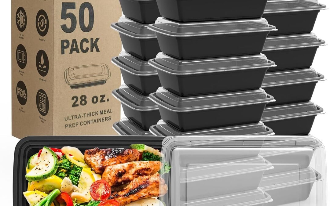 OEM WGCC Meal Prep Containers – 50Pack 28OZ Food Containers With Lids, Disposable To Go, Stackable, Leakproof & Food Safe, Microwave, Freezer, Dishwasher Safe Factory