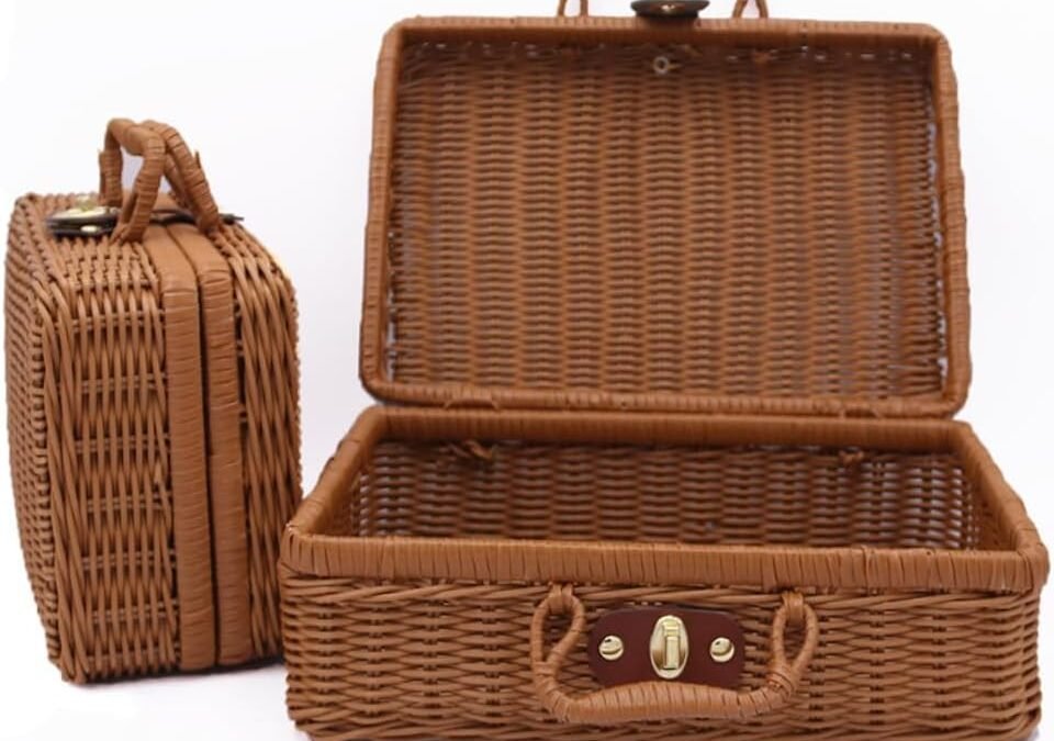OEM Woven Cosmetics Storage Makeup Organizer Portable Box Pp Plastic 22x17x11cm Factory