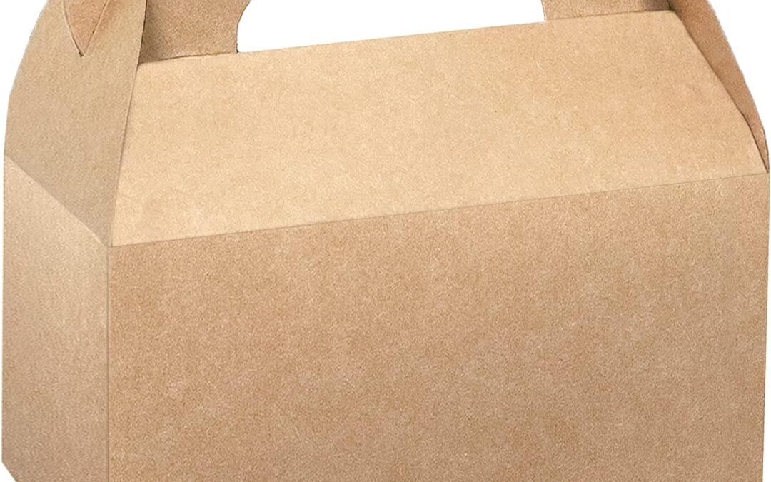 OEM Xxcxpark 24 PCS Brown Kraft Gift Boxes 6.25×3.5×3.5, Decorative Party Favor Gift Packaging Box with Lid for DIY Crafting, Cube, Cupcake, Kraft Present Boxes for Birthday, Wedding, Anniversary Factory