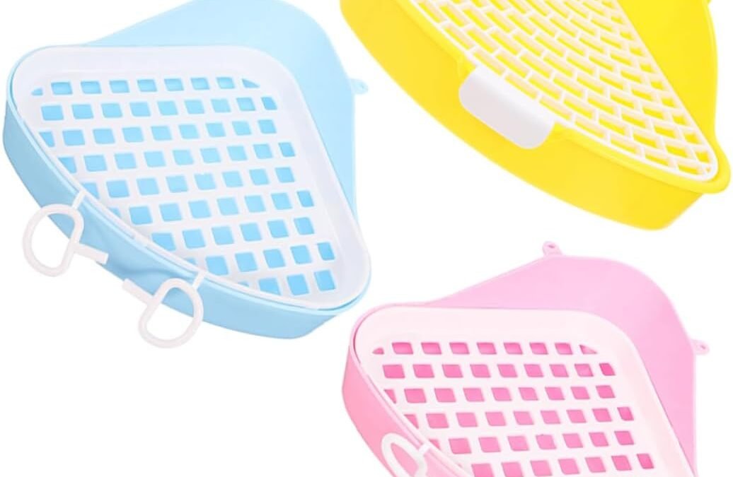 OEM YARNOW Rabbit Corner Toilet Small Animal Litter Tray Plastic Pet Potty High Capacity Space-Saving Design Factory