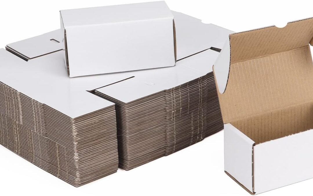 OEM ZBEIVAN 4.6×2.2×2.2 White Shipping Boxes Set of 100, Corrugated Cardboard Mailer Boxes for Packaging Small Business Mailing Gifts Factory