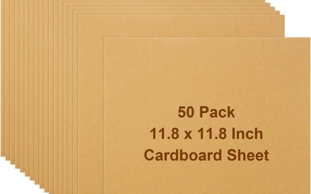 OEM ZOFORTY 50Pcs Corrugated Cardboard Sheets 12”x 12” Card board Sheets Flat Square Cardboard Inserts for Crafts Packing Mailing Art Project, 2mm Thick Factory