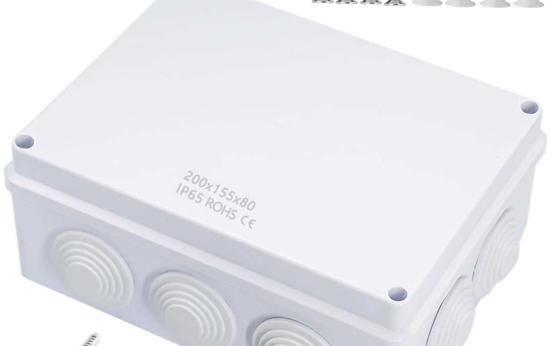 OEM Zulkit Junction Box ABS Plastic Dustproof Waterproof IP65 Universal Electrical Boxes Project Enclosure White 7.9 x 6.1 x 3.1 inch (200 x155 x 80mm) Factory