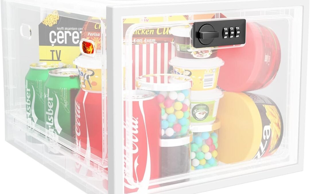 OEM iBune Large Lock Box for Medication, Medicine Lock Box, Lockable Storage Box Medicine Box with Lock Fridge Snack Locker Food Phone Lock Boxes for Personal Items, White Factory