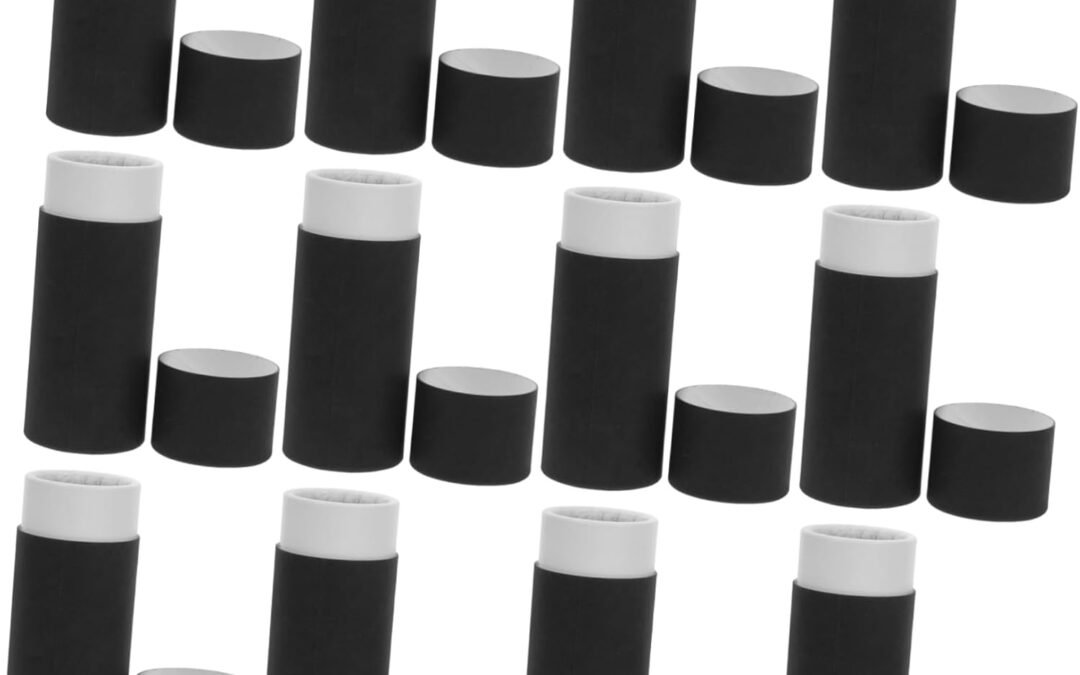 OEM iplusmile 15Pcs Kraft Paper Tube Packaging Round Cardboard Boxes with Lids for Tea Lip Balm and Perfume Design for DIY Crafts and Storage Factory