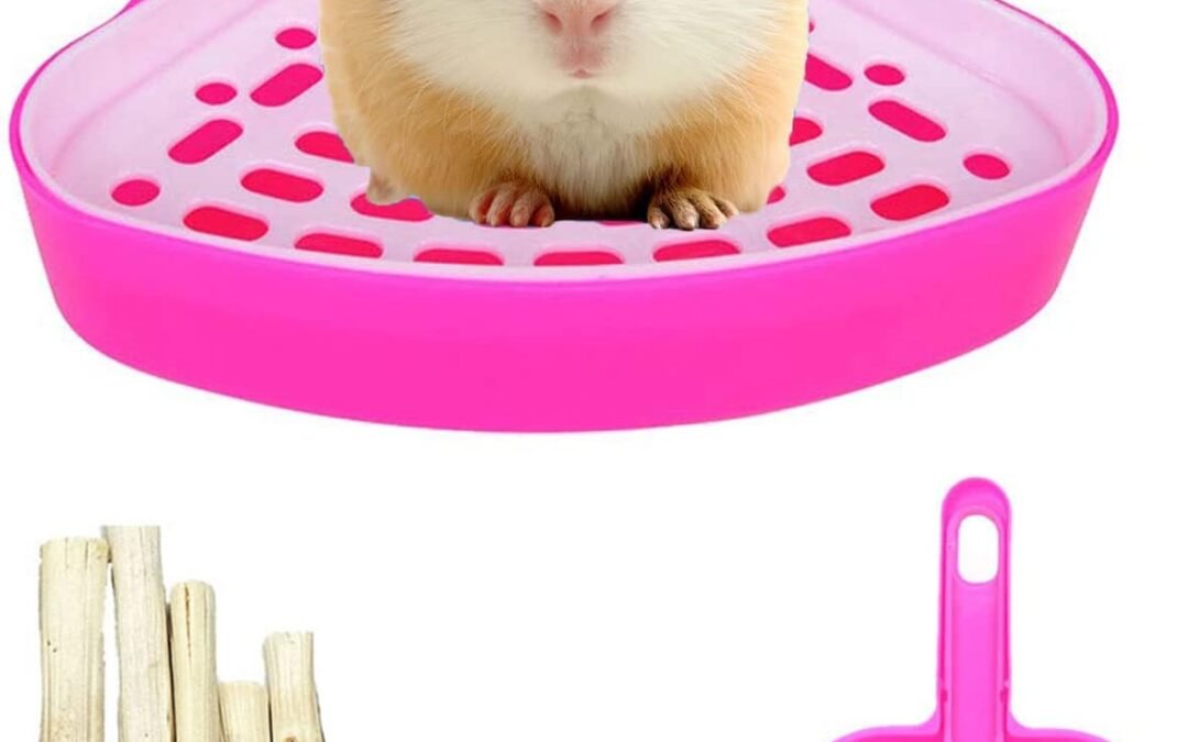 OEM kathson Triangle Potty Trainer Corner Bunny Toilet Guinea Pig Litter Bedding Plastic Box Pet Pan for Rabbit Chinchilla Hamster Ferret Small Animal(Pink) Factory