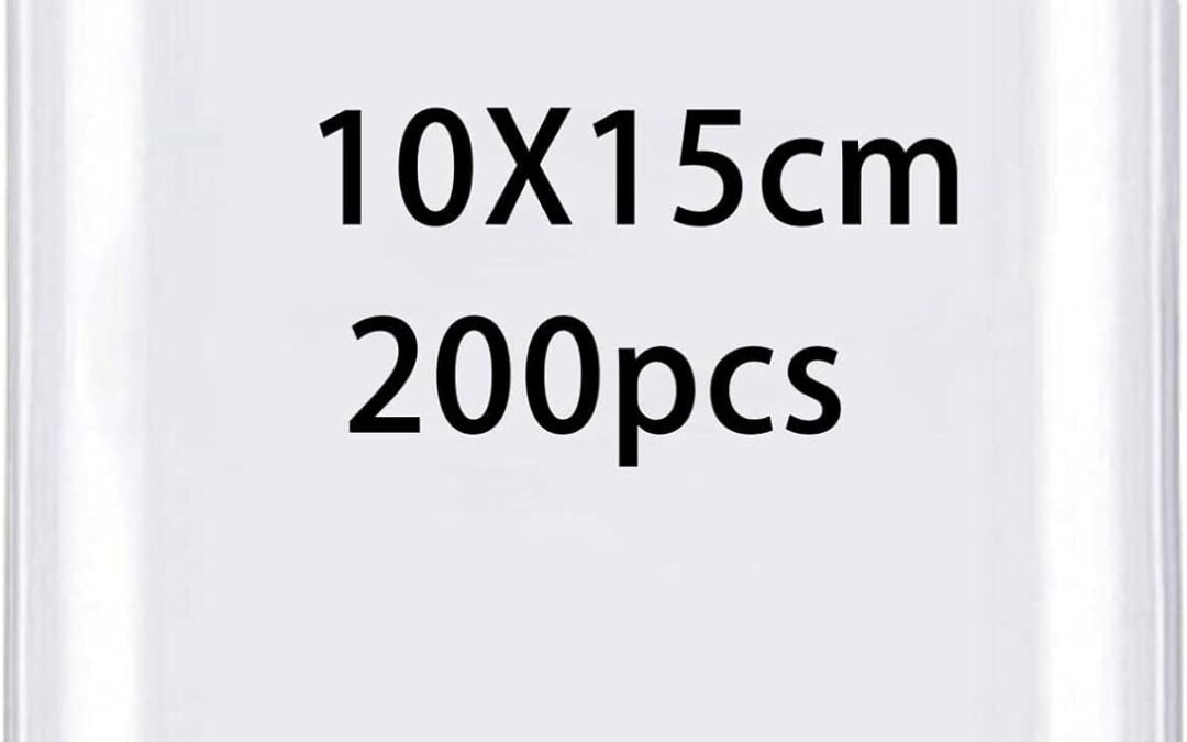 OEM newlng 200pcs Small Heavy Duty Plastic Bags 4×6″/10x15cm Resealable Bag 6.3mil/(Thicken) Clear Poly Baggies with Resealable Zip for Small Business, Jewelry, Candy, Snacks, Cards,Bead, Crafts, Seeds Factory